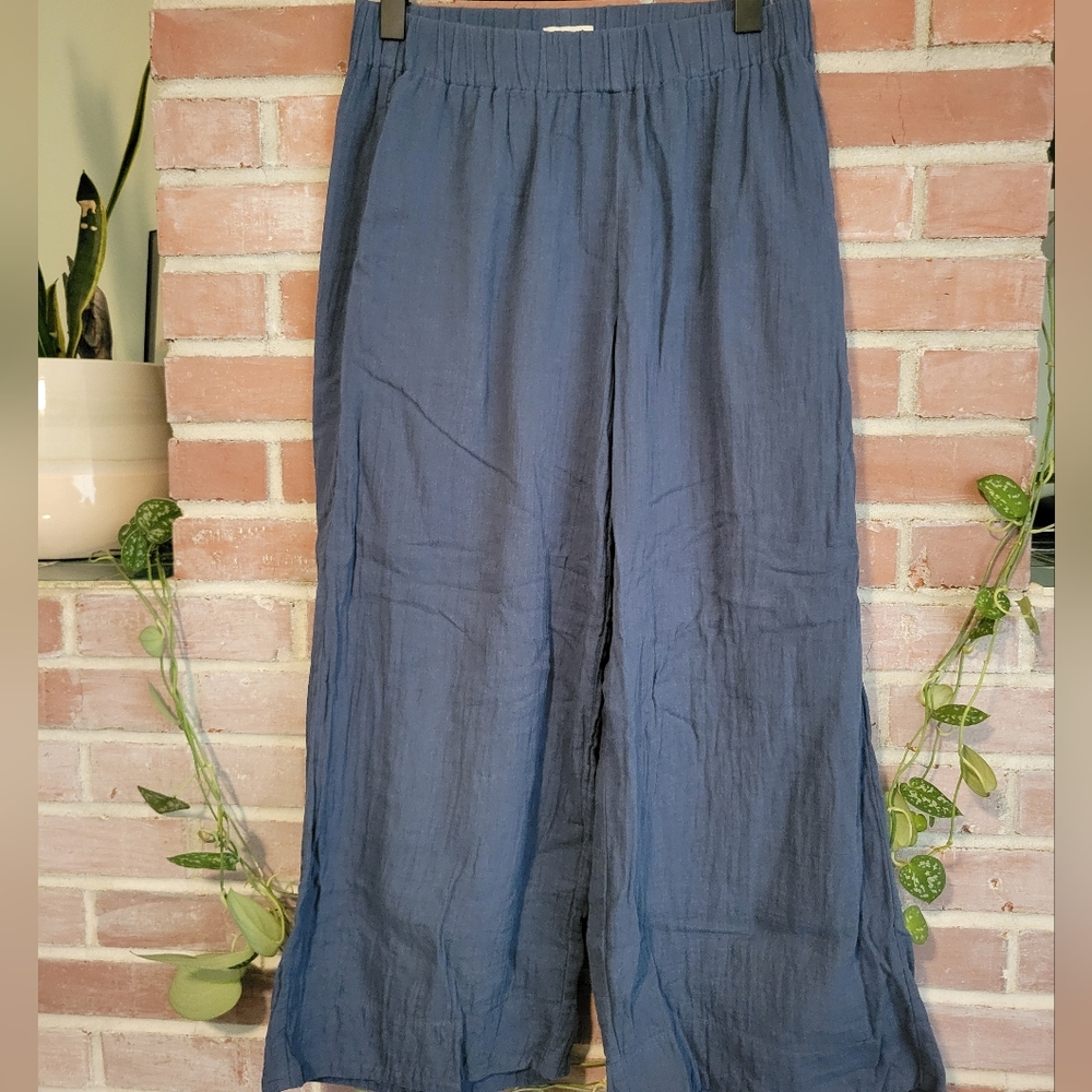 Pact Cropped Wide Leg Pants